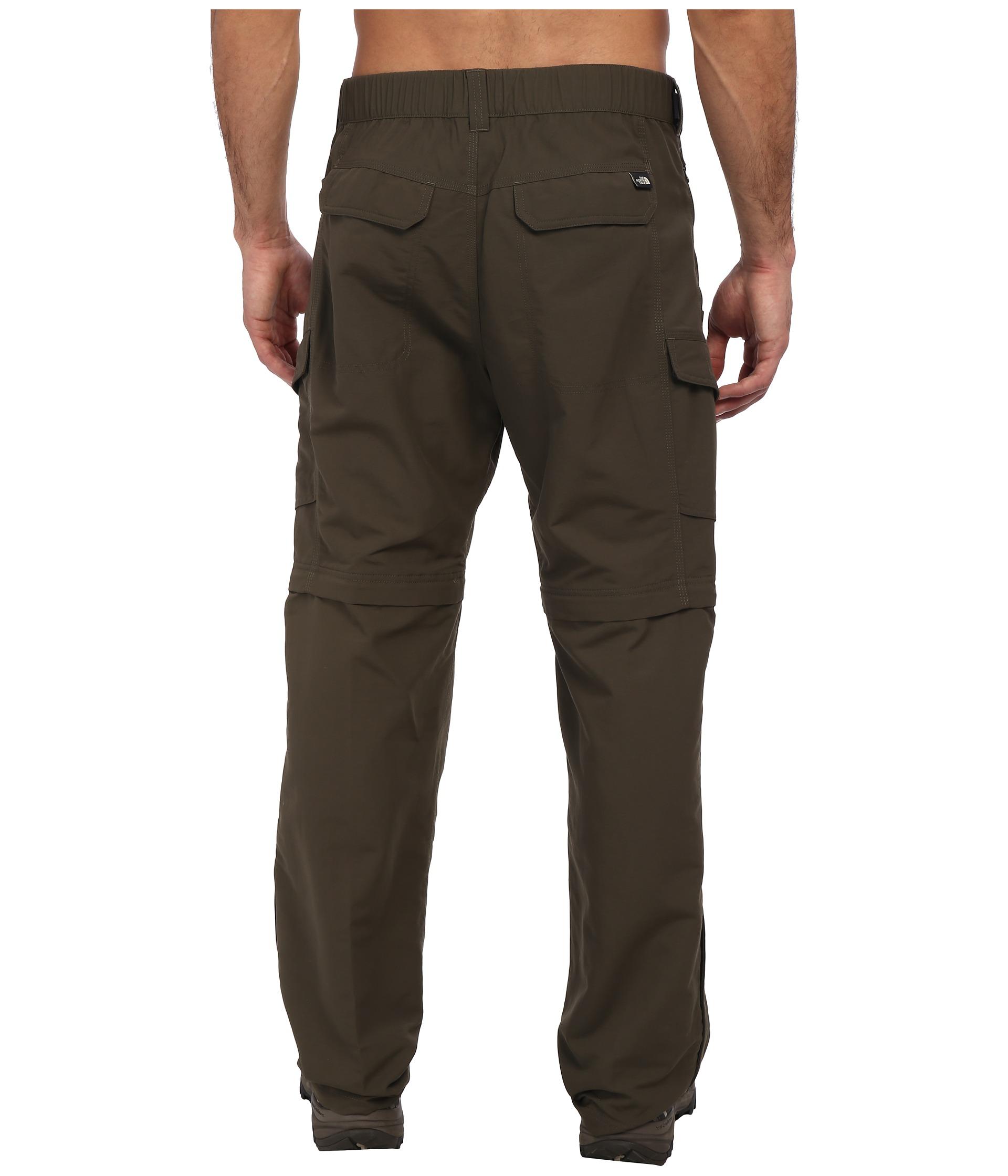 The North Face Synthetic Paramount Peak Ii Convertible Pant in Brown for Men - Lyst